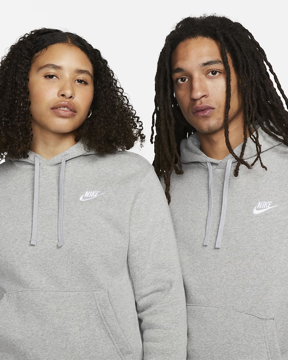 Nike Sudadera Con Capucha Sportswear Club Gris XS Regular Hombre